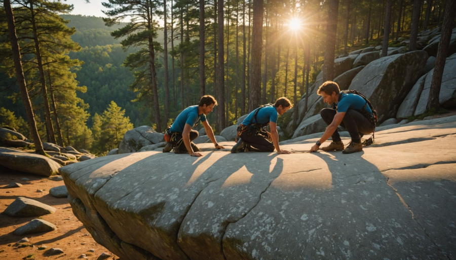 How to combine climbing and camping in fontainebleau?
